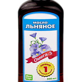 RealCaps масло льняное, 0.5 л