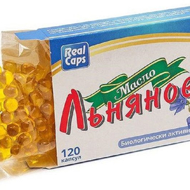Льняное масло капс., 300 мг, 120 шт.