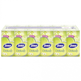 Платки носовые N10х24 Zewa Deluxe Ромашка