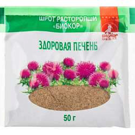 Биокор шрот расторопши Здоровая печень 50 г