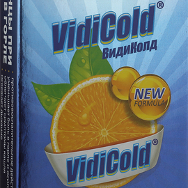 VidiCold леденцы, 2.5 г, 16 шт., апельсин