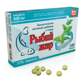Рыбий жир с мелиссой капс., 0.3 г, 100 шт.