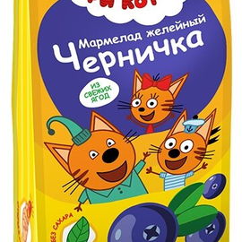 Мармелад Лакомства для здоровья Три кота с черникой, 105 г