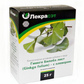 Лекра-СЭТ листья Гинкго Билоба с клевером 25 г