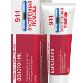 911 Экстренная помощь Гель-бальзам для ног Венотоник 100 мл