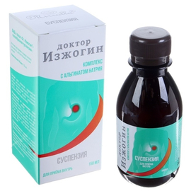 Доктор Изжогин гелеобразная суспензия для приема внутрь 150 мл флакон инд уп