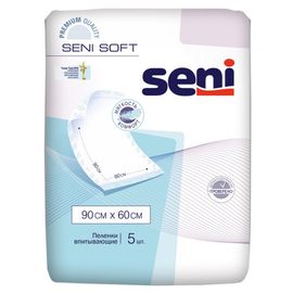 Пеленки SENI SOFT 90x60 впит одноразовые N5 (арт SE-091-S005-J03) г. Егорьевск