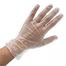 Перчатки виниловые н/с неопудр бесцветные р. L N100 (50пар)