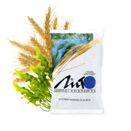 Отруби Биокор хрустящие пшеничные Лито с кальцием и морской капустой, 200 г