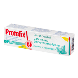 Protefix крем фиксирующий экстра-сильный с мятой, 45 г