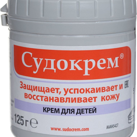 Судокрем защитный и успокаивающий под подгузник от опрелостей и покраснений для новорожденных 125 г