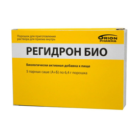 Регидрон био пор. д/р-ра внутр саше а+б 6,4г №5 (5 парных саше)