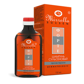 Mirrolla шампунь Сульсен Форте с кетоконазолом против перхоти, 150 мл