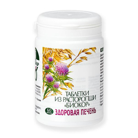 Таблетки из расторопши Биокор, 60 шт.