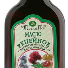 Mirrolla Репейное масло с касторовым маслом и витаминами, 100 мл