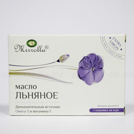 Льняное масло капс., 0.3 г, 100 шт.