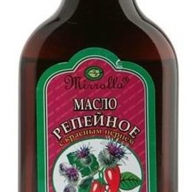 Mirrolla Репейное масло с красным перцем, 100 мл