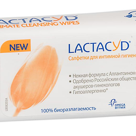 Lactacyd Влажные салфетки для интимной гигиены с аллатоином, 15 шт