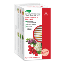 Эвалар чай Био Для сердца и сосудов ф/п 1,5 г №20