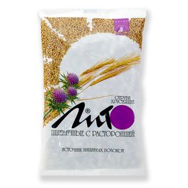 Отруби Лито пшеничные хрустящие с кальцием и расторопшей, 200 г