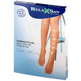 Гольфы Relaxsan Basic Gambaletto 280 den 950 противоварикозные, 2 класс размер 2, телесный