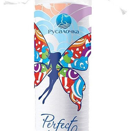Ватные диски Русалочка Perfect line, 80 шт.