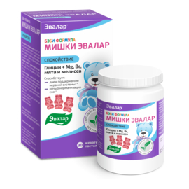 Бэби формула Мишки Спокойствие паст. жев., 30 шт.