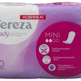 Урологические прокладки TerezaMed впитывающие для женщин Lady Mini 90081 (20 шт.)