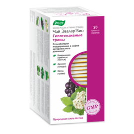 Эвалар чай Био Гипотензивные травы ф/п 1,5 г №20