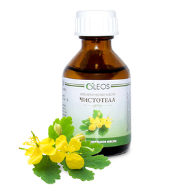Масло для тела OLEOS косметическое Чистотела, 30 мл