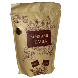 Лакомства для здоровья Каша льняная с кэробом и кунжутом, 400 г