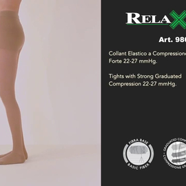 Колготки Relaxsan Basic Collant 280 den 980 противоварикозные, 2 класс размер 4, телесный