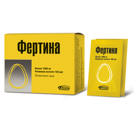 Фертина инозит фолиевая к-та пак., 30 шт.