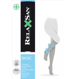 Гольфы Relaxsan Basic Gambaletto 140 den 850 противоварикозные, 1 класс размер 3, телесный