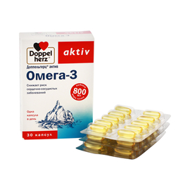 Доппельгерц Актив Омега-3 капс., 30 шт.
