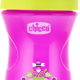 Чикко (Chicco)Чашка-поильник Easy Cup (носик ободок)12мес+ 266 мл розовый 020