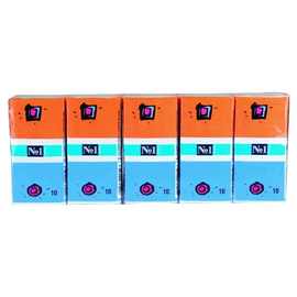 Платочки Bella №1 трехслойные, 10 шт., 10 пачек