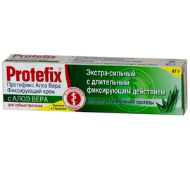 Protefix крем фиксирующий экстра-сильный с Алоэ Вера, 40 мл