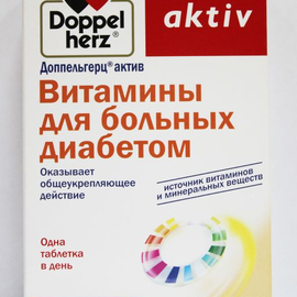 Доппельгерц актив витамины д/больных диабетом таб., 30 шт.