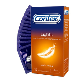 Презервативы Contex Lights, 12 шт.