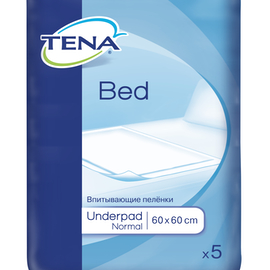 Пеленки TENA Bed Normal впитывающие 770056, 60 х 60 см (5 шт.)