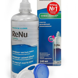 Раствор Bausch & Lomb Renu MultiPlus, с контейнером, 240 мл