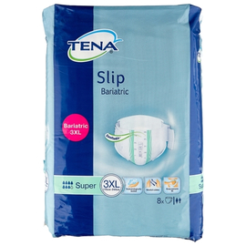 Подгузники для взрослых TENA Slip Bariatric Super 61391, XXXL 175-244 см (8 шт.)