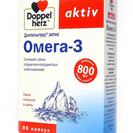 Доппельгерц актив омега-3 капс., 80 шт.