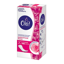 Ola! прокладки ежедневные Daily Без аромата, 2 капли, 20 шт.