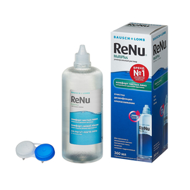 Раствор Bausch & Lomb Renu MultiPlus, с контейнером, 360 мл