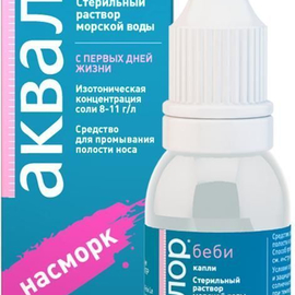 Аквалор беби капли назальн 15мл фл-кап инд уп