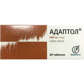 Адаптол таб 500мг N20 (уп конт яч N10х2)